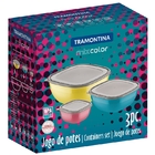 Jogo De Potes 3 Pecas Tramontina