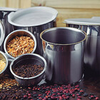 Jogo De Potes Aço Inox Com Tampa Plástica 3 Pç.-tramontina