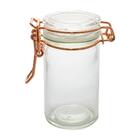 Jogo De Potes De Vidro Hermético Porta Tempero Com Suporte In