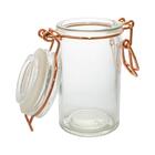 Jogo De Potes De Vidro Hermético Porta Tempero Com Suporte In