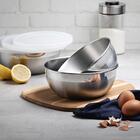 Jogo De Potes Em Aco Inox Com Tampa Plastica Freezinox 3 Peca