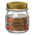 Jogo De Potes Em Vidro Com Tampa Inox Bormioli Rocco Quattro