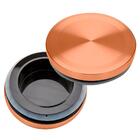 Jogo De Potes Herméticos De Vidro Borossilicato Rose Gold 3 P