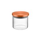 Jogo De Potes Herméticos De Vidro Borossilicato Rose Gold 3 P