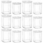 Jogo De Potes Herméticos Transparente Empilháveis 12 Peças -