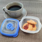 Jogo De Potes Plástico Herméticos Quadrado Com Tampa Sanremo