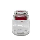 Jogo De Potes Redondo Em Vidro Com Tampa Dynasty 3 Peças Verm