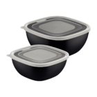 Jogo De Potes Tramontina Black Burger 02 Peças