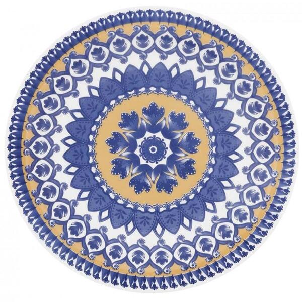 Jogo De Prato Fundo 6 Peças Floreal La Carreta - Oxford