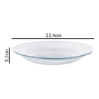 Jogo De Prato Fundo Diamante 24 Peças