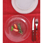 Jogo De Pratos De Vidro Rasos Redondos Diamante Duralex 6 Peç