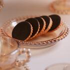 Jogo De Pratos Em Cristal Wolff Pearl 14cm 4 Peças Âmbar