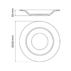 Jogo De Pratos Fundos Tramontina Isabel 6 Peças Em Porcelana