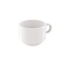 Jogo De Pratos Leonora E Xícaras 36 Peças Em Porcelana Branco