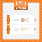 Jogo De Pratos Leonora Fundo E Sobremesa 24 Peças Em Porcelan