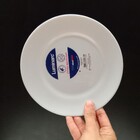 Jogo De Pratos Luminarc De Vidro Branco Para Sobremesa 6pçs