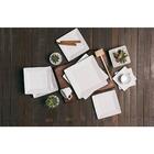 Jogo De Pratos Quadrados Rasos 26cm 12 Peças Porcelana Branca