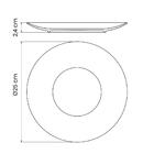 Jogo De Pratos Rasos E Sobremesa 24 Peças Leonora Em Porcelan