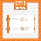 Jogo De Pratos Rasos E Sobremesa 24 Peças Leonora Em Porcelan