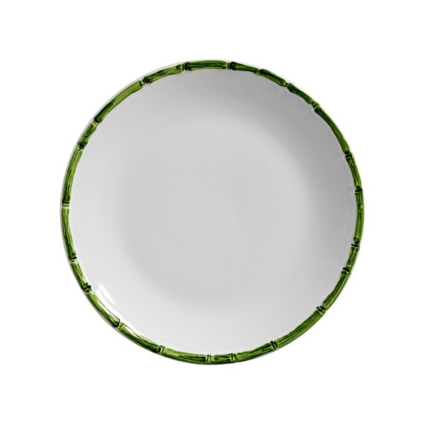 Jogo De Pratos Rasos - Scalla Bambu Verde (6 Peças)
