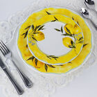 Jogo De Pratos Rasos Scalla - Limões Citron (6 Peças)