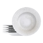 Jogo De Pratos Rasos Tramontina Isabel 6 Peças Em Porcelana D