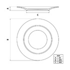 Jogo De Pratos Rasos Tramontina Isabel 6 Peças Em Porcelana D