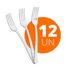 Jogo De Pratos Rústico 12pç Porcelana 28cm Com Talheres Búzio