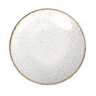 Jogo De Pratos Rústico 12pç Porcelana Sobremesa Com Colheres