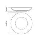 Jogo De Pratos Rústico Marrom 48 Peças Em Porcelana Decorada