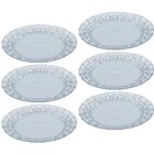 Jogo De Pratos Trama Com 6 Peças Mesa Cozinha - Cores - Trans