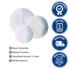 Jogo De Pratos Tramontina Aquarius Em Porcelana Decorada 12 P