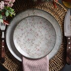 Jogo De Pratos Tramontina Floralis Em Porcelana Decorada 12 P