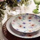 Jogo De Pratos Tramontina Floratta Em Porcelana Decorada 12 P