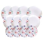 Jogo De Pratos Tramontina Floratta Em Porcelana Decorada 12 P