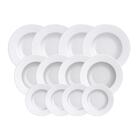 Jogo De Pratos Tramontina Maria Augusta Em Porcelana 12 Peças