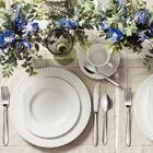 Jogo De Pratos Tramontina Monocroma Em Porcelana Decorada 12