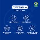 Jogo De Pratos Tramontina Sophia Em Porcelana12 Peças