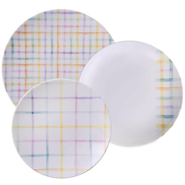 Jogo De Pratos Tramontina Sweet Color Em Porcelana Decorada 1