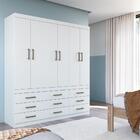 Jogo De Quarto Casal Completo Atlanta Branco