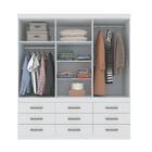 Jogo De Quarto Casal Completo Com Espelho Atlanta Branco