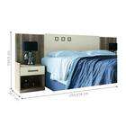 Jogo De Quarto Casal Completo Com Espelho Atlanta Castanha Of