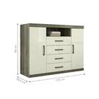 Jogo De Quarto Casal Completo Com Espelho Atlanta Castanha Of