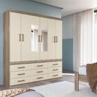 Jogo De Quarto Casal Completo Com Espelho Atlanta Castanha Of