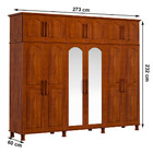 Jogo De Quarto Casal Ouro 4 Peças Finestra