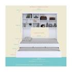 Jogo De Quarto Chiara 3 Peças Roupeiro 2 Portas, Módulo Aéreo