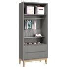 Jogo De Quarto Classic Guarda Roupa 2 Portas E Cômoda 3 Gavet