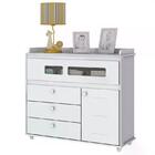 Jogo De Quarto Com Cômoda E Berço Aquarela - Móveis Henn