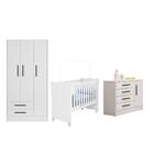 Jogo De Quarto Com Guarda Roupa E Cômoda Sapateira Encanto E