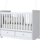 Jogo De Quarto Com Guarda Roupa Labirinto E Berço Aquarela -